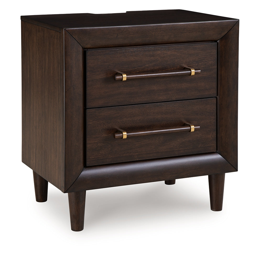 Prime Furniture - Ashley Furniture - Dantenton Bedroom - Two Drawer Night Stand - B611-92