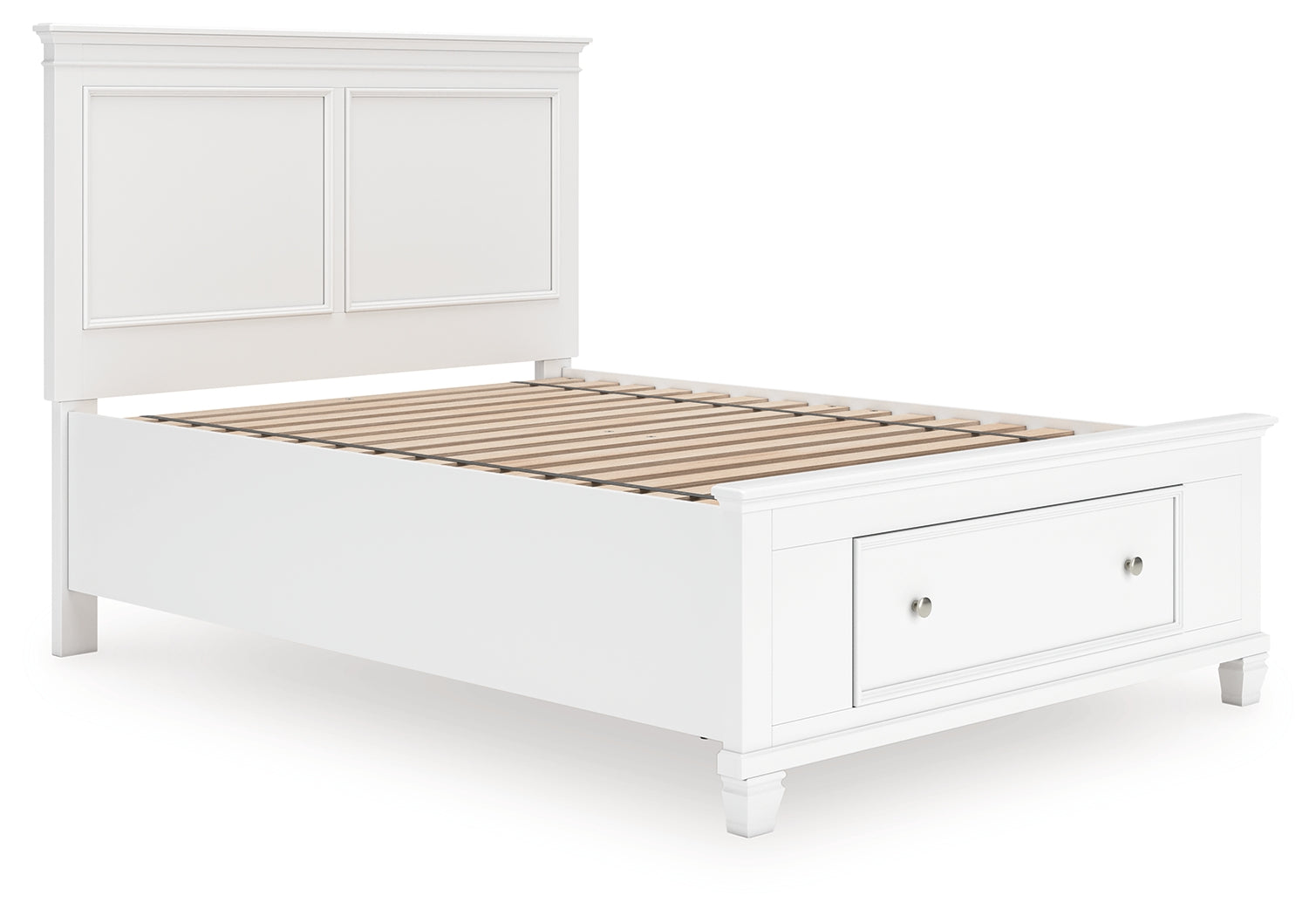 Prime Furniture - Ashley Furniture - Fortman Bedroom - Full Panel Storage Bed / White - B680B25