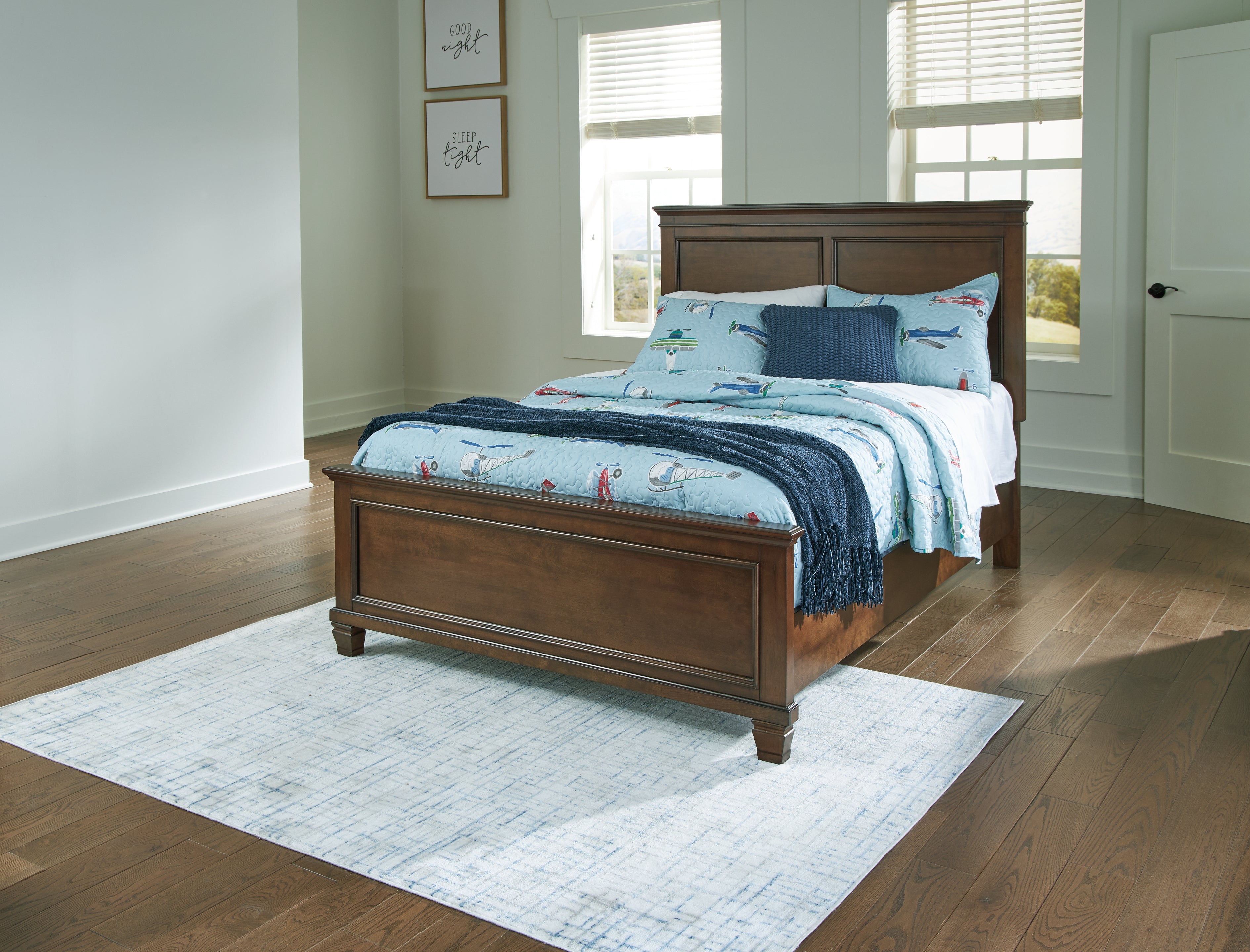 Prime Furniture - Ashley Furniture - Danabrin Bedroom - Full Panel Bed / Brown - B685B8