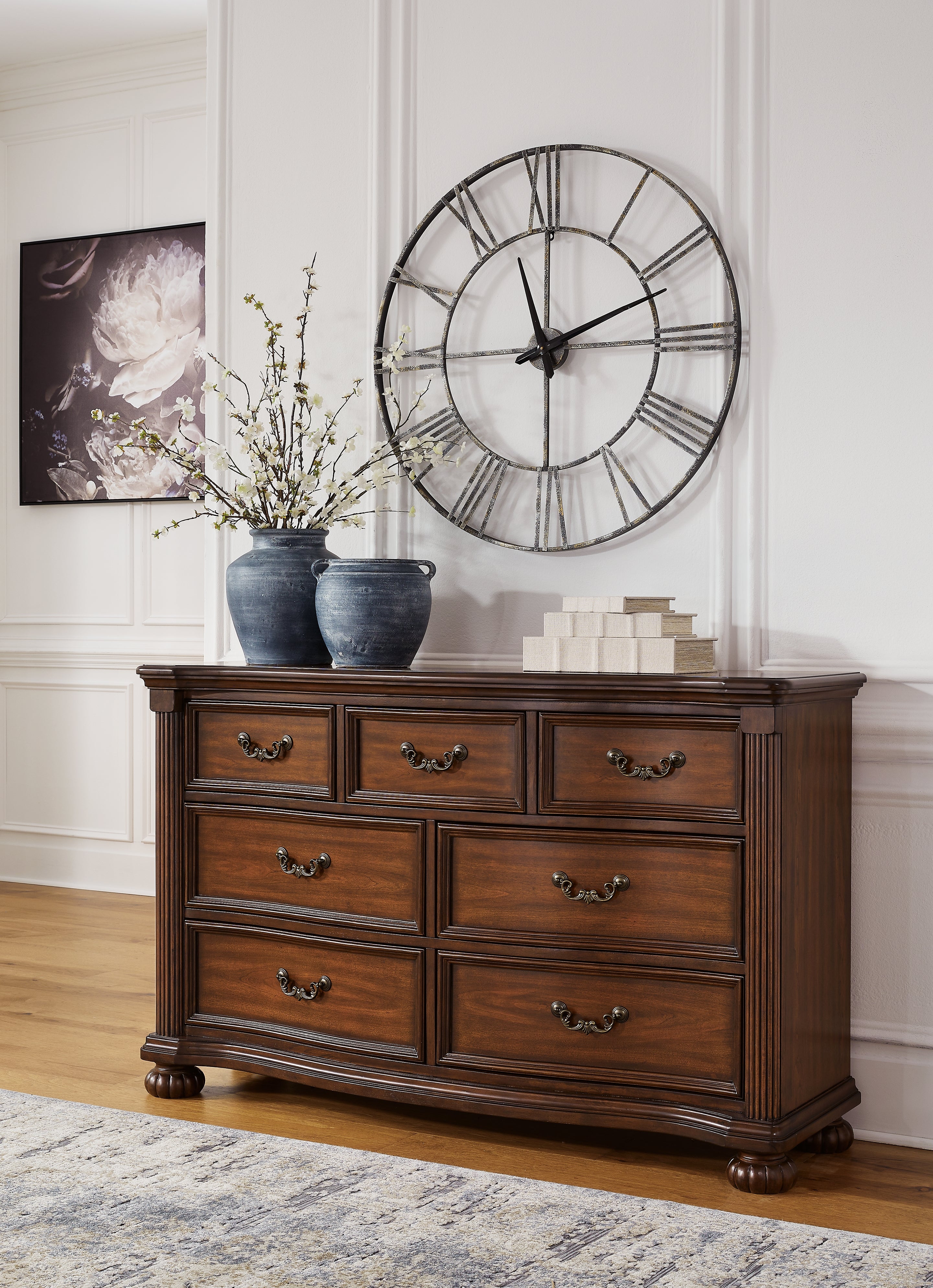 Prime Furniture - Ashley Furniture - Lavinton Bedroom - Dresser / Brown - B764-31