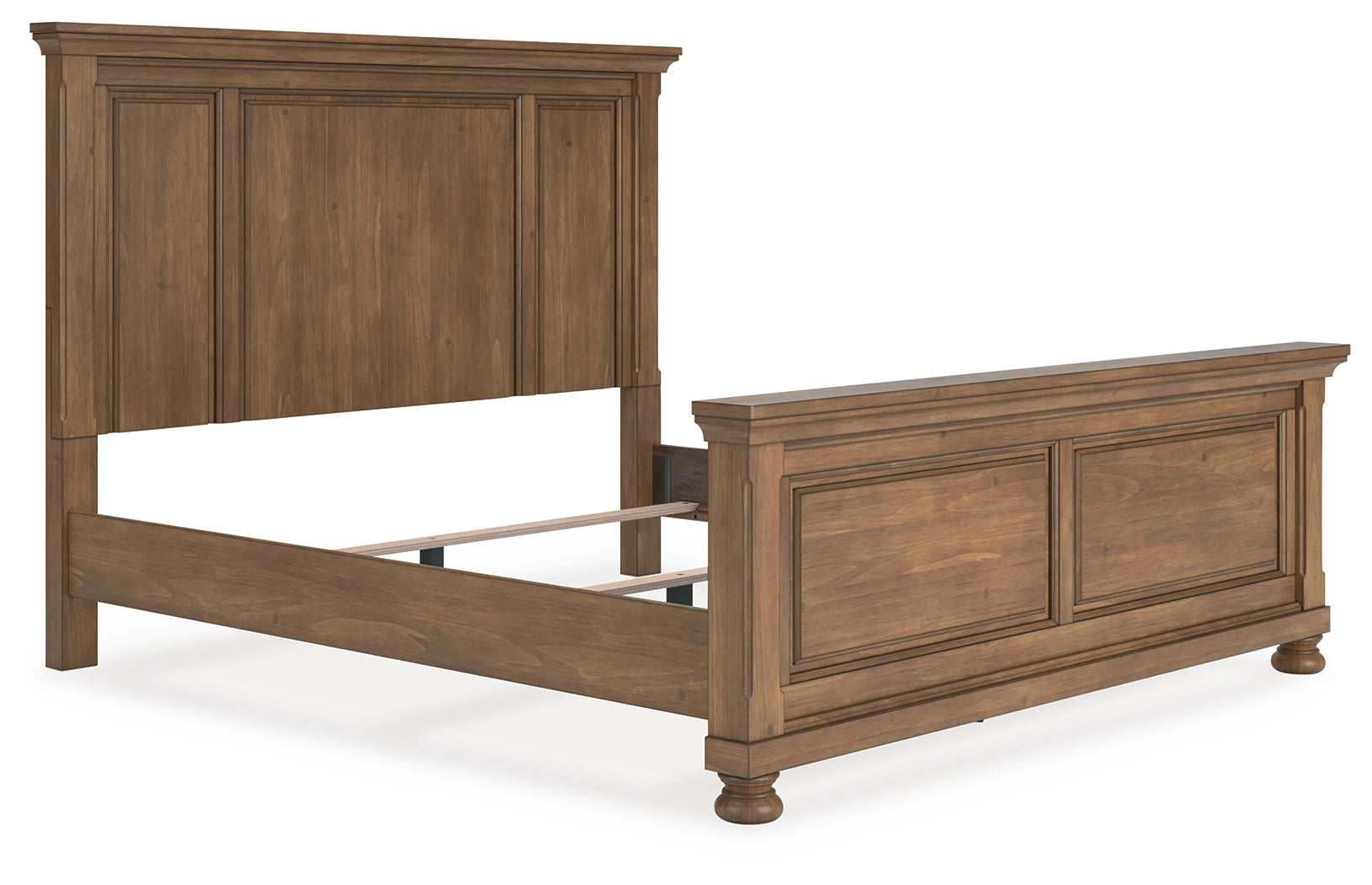 Prime Furniture - Ashley Furniture - Feddinger Bedroom - King Panel Bed / Medium Brown - PCB779B6