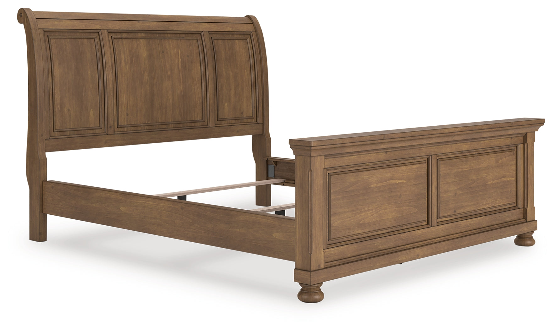 Prime Furniture - Ashley Furniture - Feddinger Bedroom - California King Sleigh Bed / Medium Brown - PCB779B16