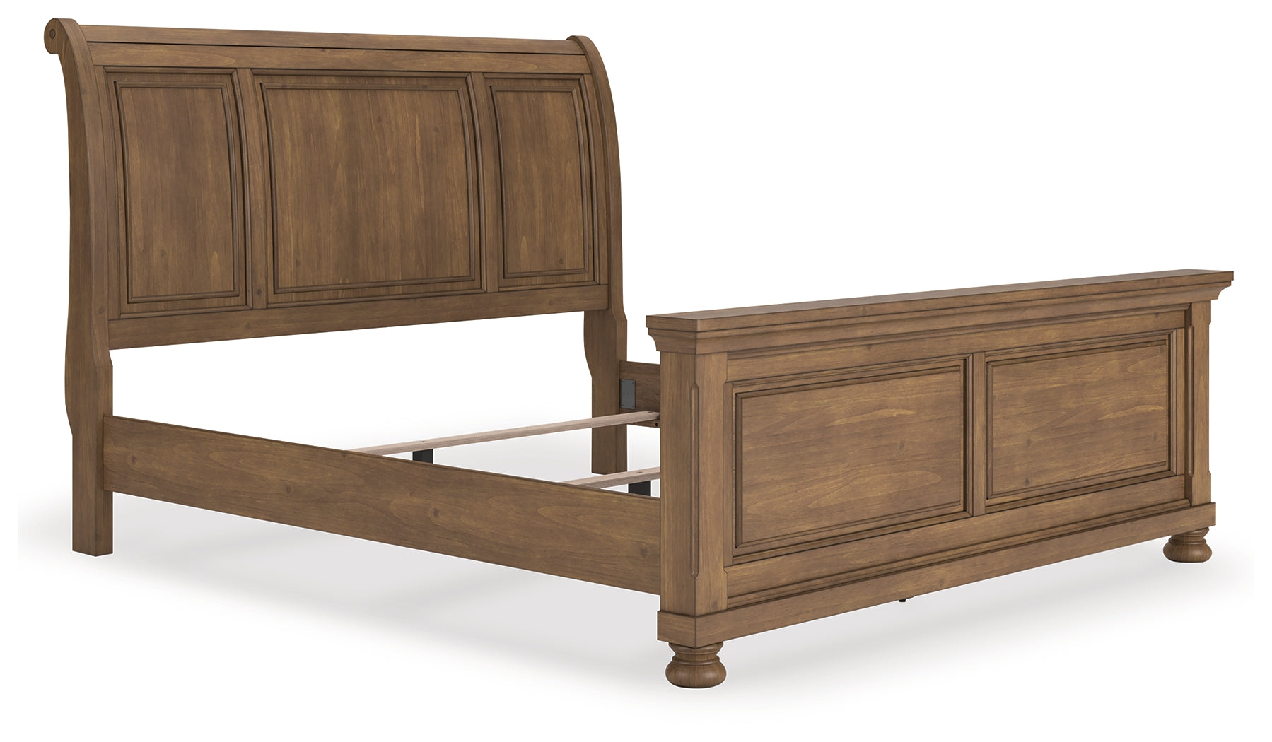 Prime Furniture - Ashley Furniture - Feddinger Bedroom - King Sleigh Bed / Medium Brown - PCB779B15