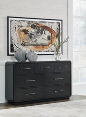 Prime Furniture - Ashley Furniture - Rowanbeck Bedroom - One Drawer Night Stand / Black - B821-91