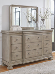 Prime Furniture - Ashley Furniture - Lexorne Bedroom - Three Drawer Night Stand / Gray - B924-93
