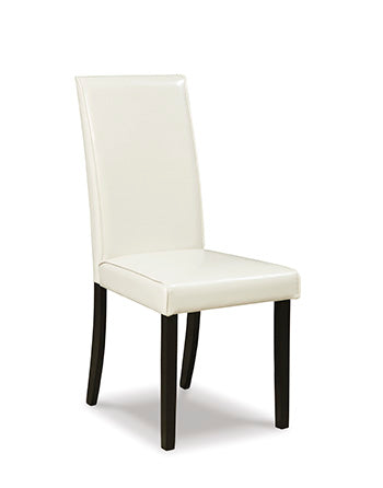 Prime Furniture - Ashley Furniture - Kimonte Dining Room - Dining Chair (Set of 2) / Ivory - D250-01X2