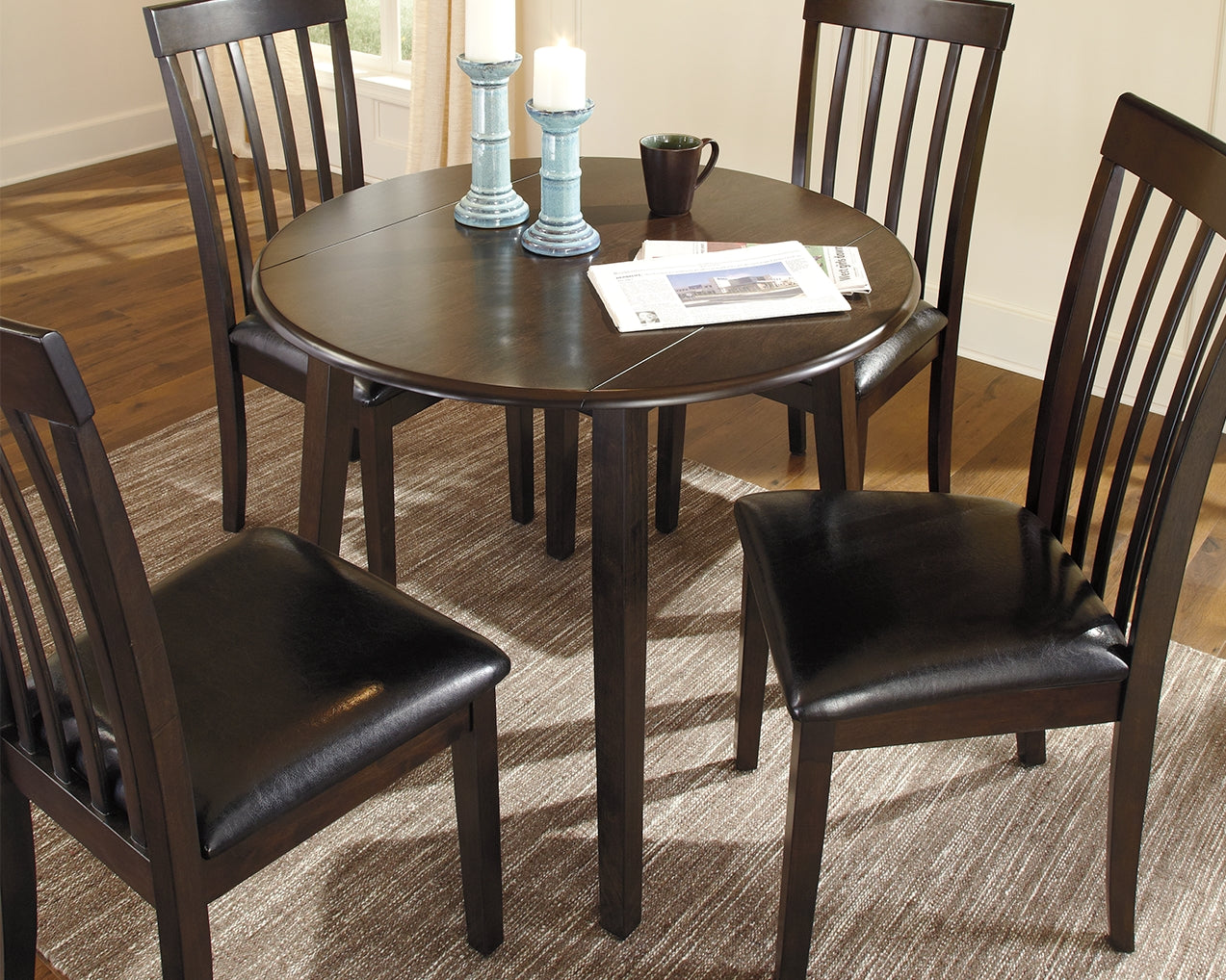 Prime Furniture - Ashley Furniture - Hammis Dining Room - Dining Chair (Set of 2) / Dark Brown - D310-01X2
