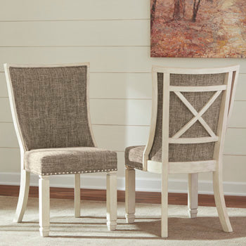 Prime Furniture - Ashley Furniture - Bolanburg Dining Room - Dining Chair (Set of 2) / Two-tone - D647-02X2