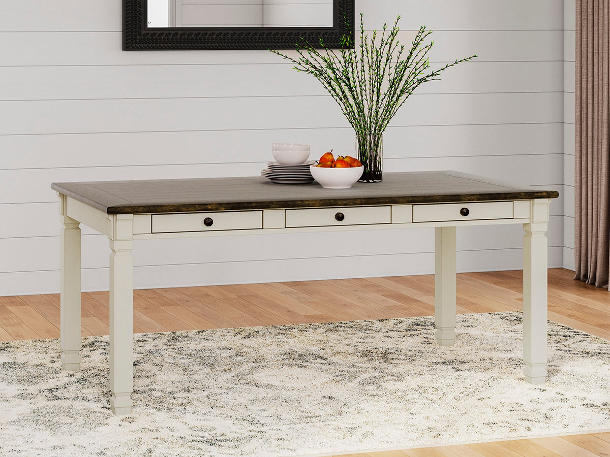 Prime Furniture - Ashley Furniture - Bolanburg Dining Room - Rectangular Dining Room Table / Two-tone - D647-25