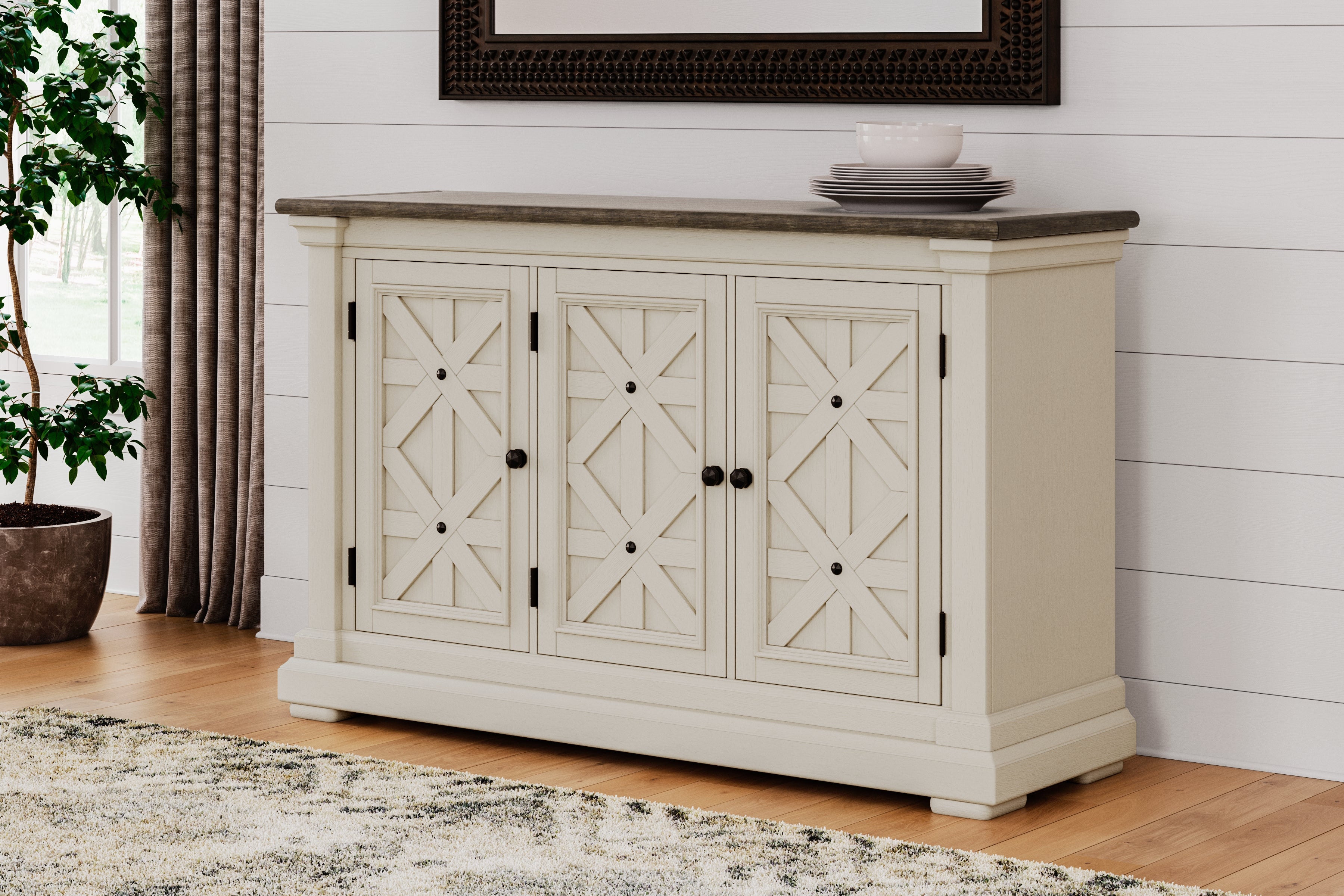 Prime Furniture - Ashley Furniture - Bolanburg Dining Room - Dining Room Server / Two-tone - D647-60