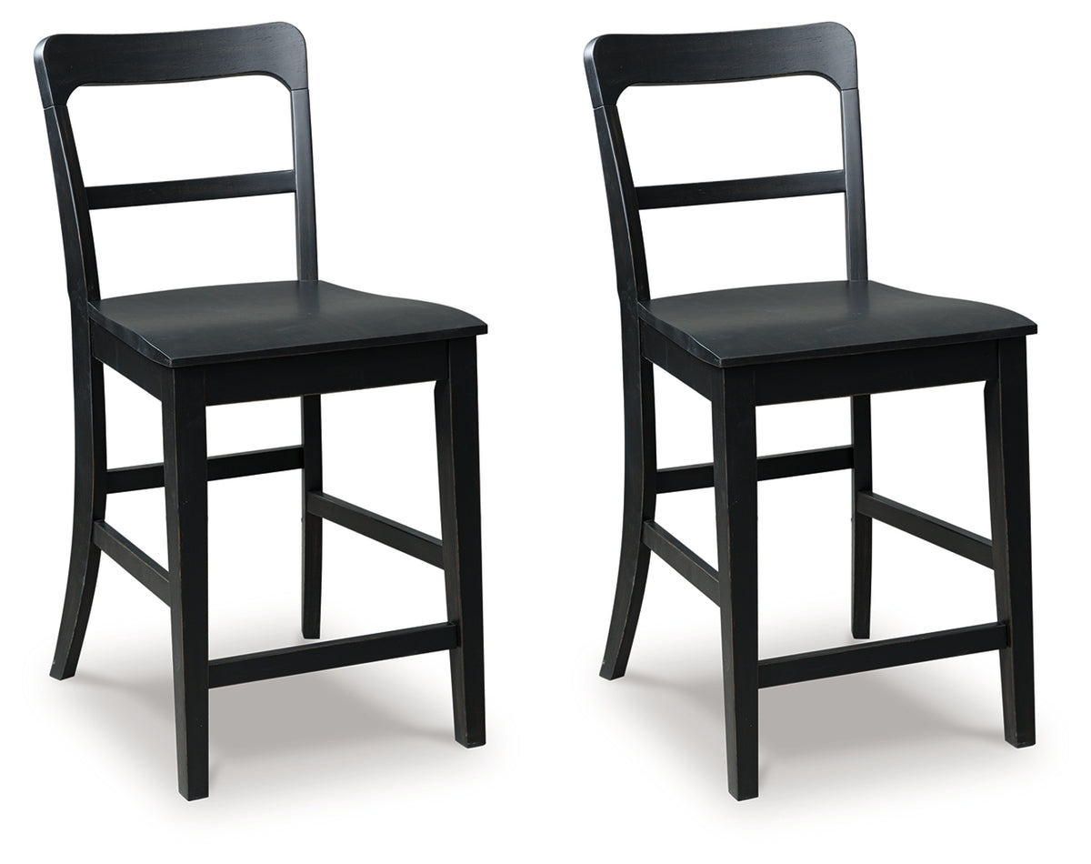 Prime Furniture - Ashley Furniture - Greddinton Counter Height Barstool (Set of 2) - Counter Height Barstool (Set of 2) / Multi - PCD824-124X2