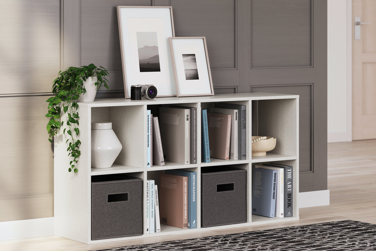 Prime Furniture - Ashley Furniture - Aprilyn Eight Cube Organizer - Eight Cube Organizer / White - EA1024-4X2