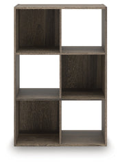 Prime Furniture - Ashley Furniture - Shallifer Six Cube Organizer - Six Cube Organizer / Brown - EA1104-3X2