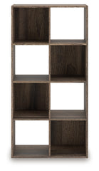 Prime Furniture - Ashley Furniture - Shallifer Eight Cube Organizer - Eight Cube Organizer / Brown - EA1104-4X2