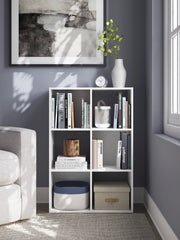 Prime Furniture - Ashley Furniture - Onita Six Cube Organizer - Six Cube Organizer / White - EA9630-3X2