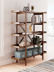 Prime Furniture - Ashley Furniture - Lyncott Bookcase - Bookcase / Brown - H615-70