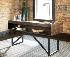Prime Furniture - Ashley Furniture - Starmore Office Desk - Home Office Desk / Brown - H633-27