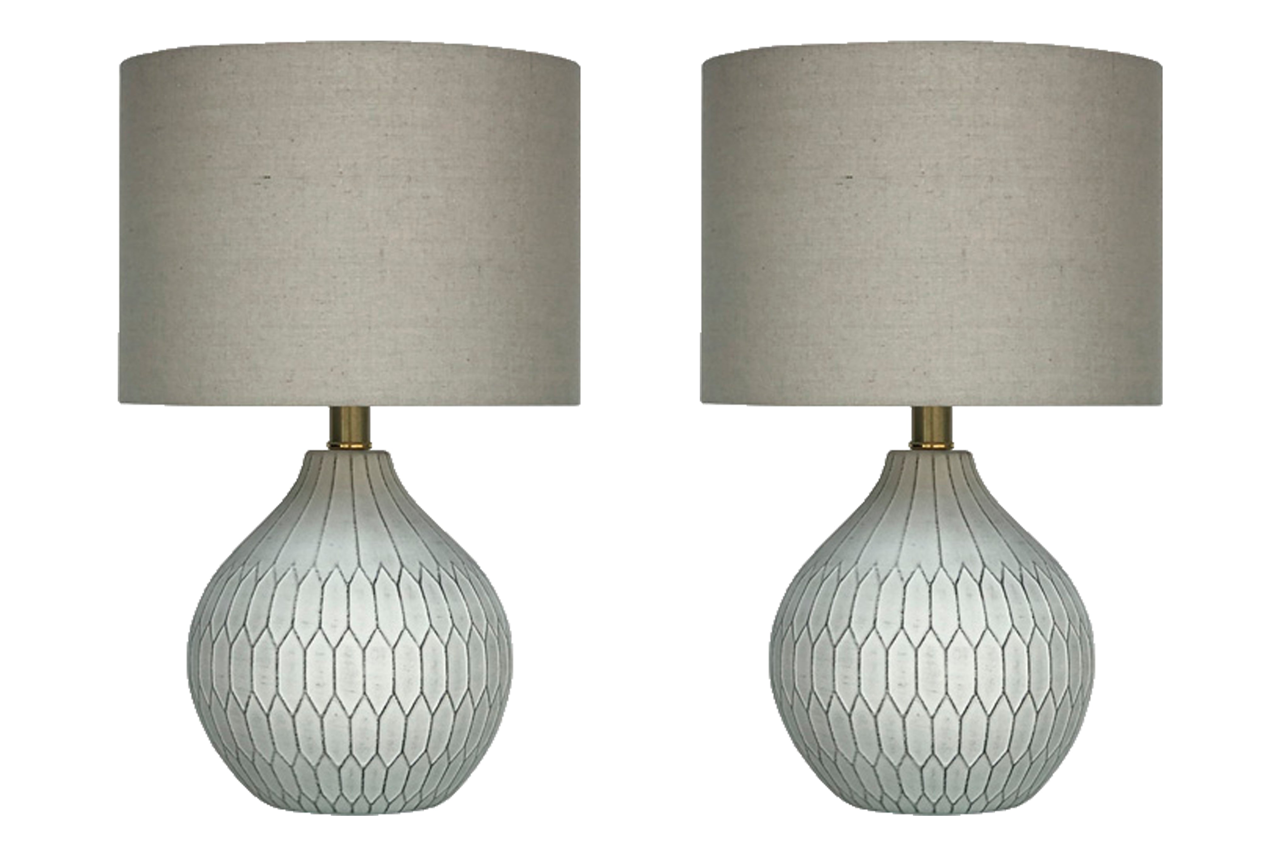 Prime Furniture - Ashley Furniture - Wardmont Lighting - Table Lamp (Set of 2) / White - L180094X2