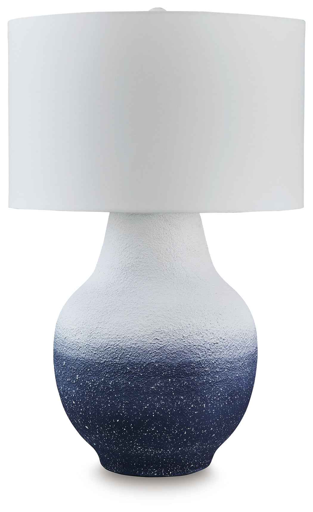Prime Furniture - Ashley Furniture - Dashland Lighting - Metal Table Lamp (1/CN) / White/Navy - L207514