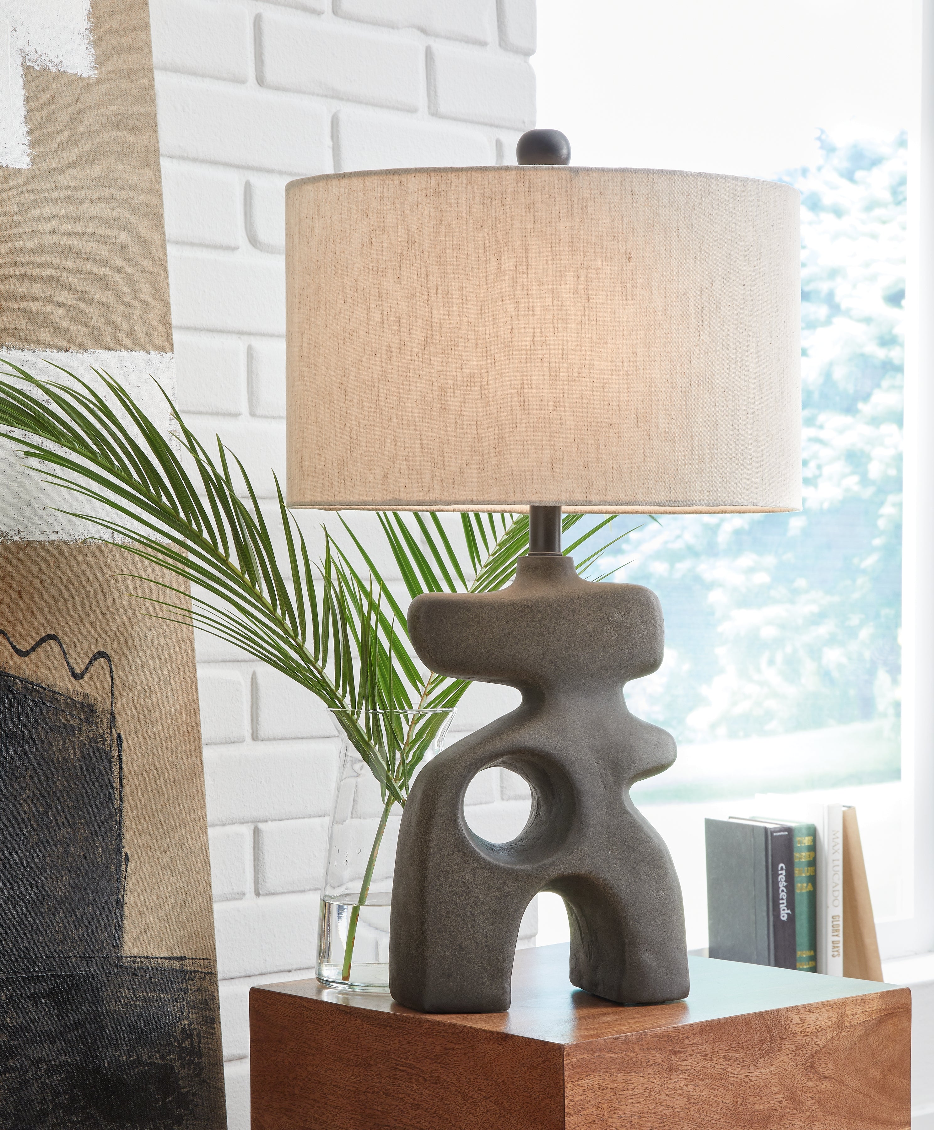Prime Furniture - Ashley Furniture - Danacy Lighting - Table Lamp (Set of 2) / Distressed Black - L235754X2