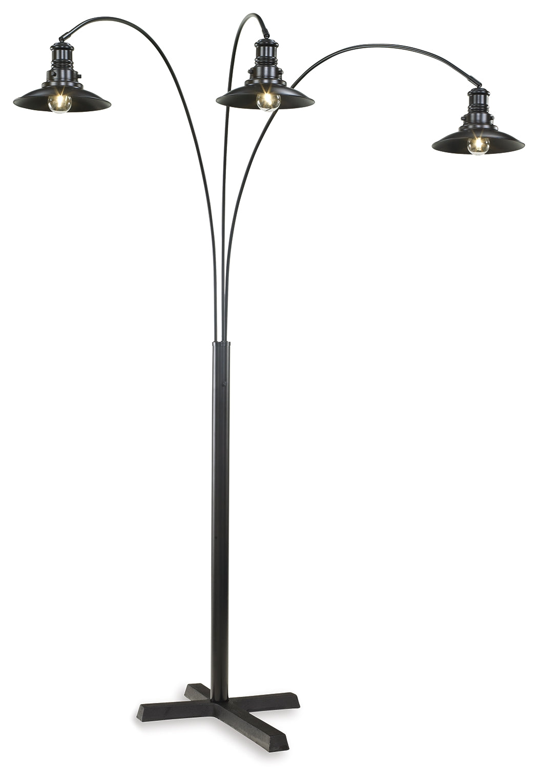 Prime Furniture - Ashley Furniture - Sheriel Lighting - Metal Arc Lamp (1/CN) / Black - L725059