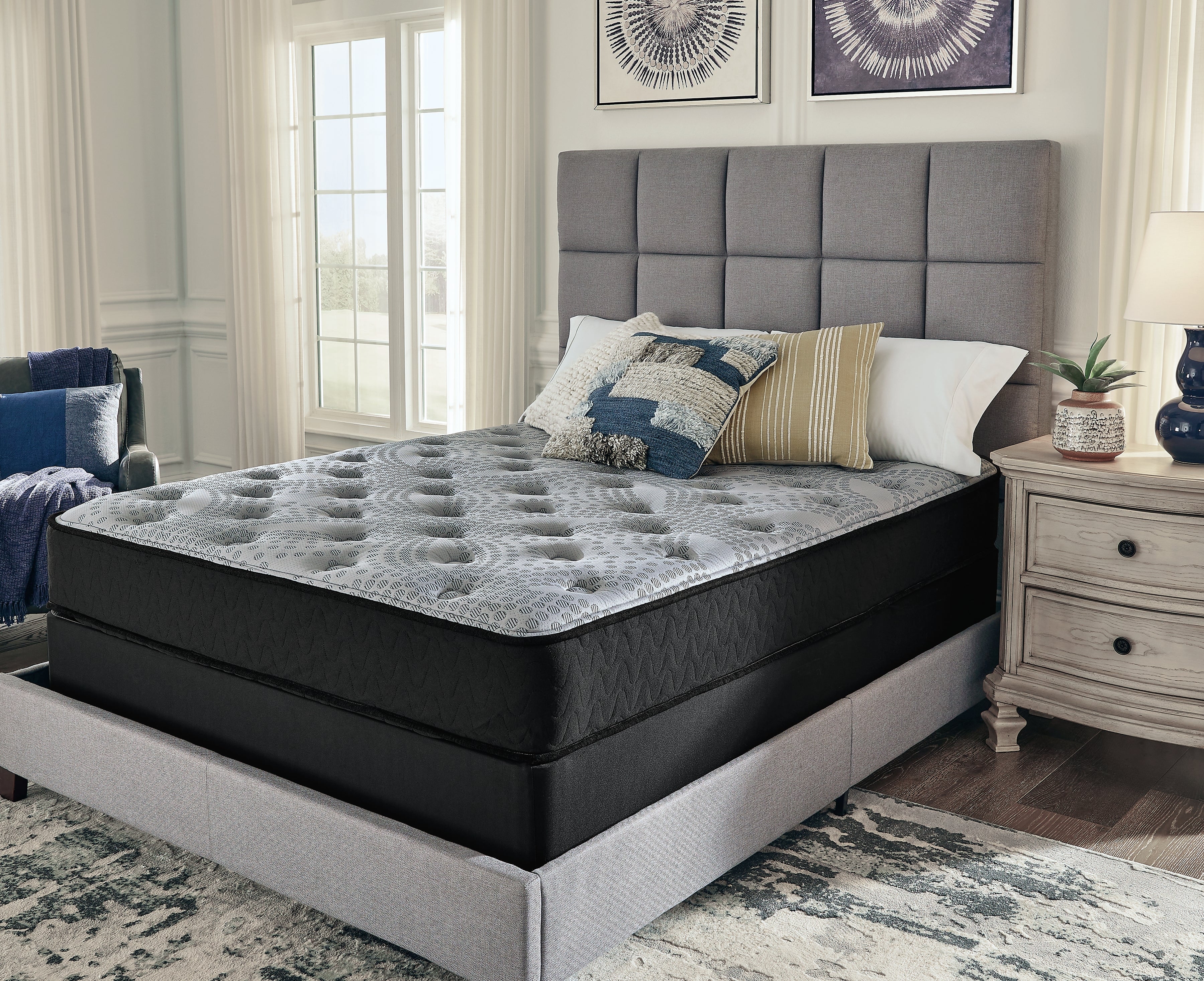 Prime Furniture - Ashley Furniture - Comfort Plus Mattresses - Full / Gray - M50921
