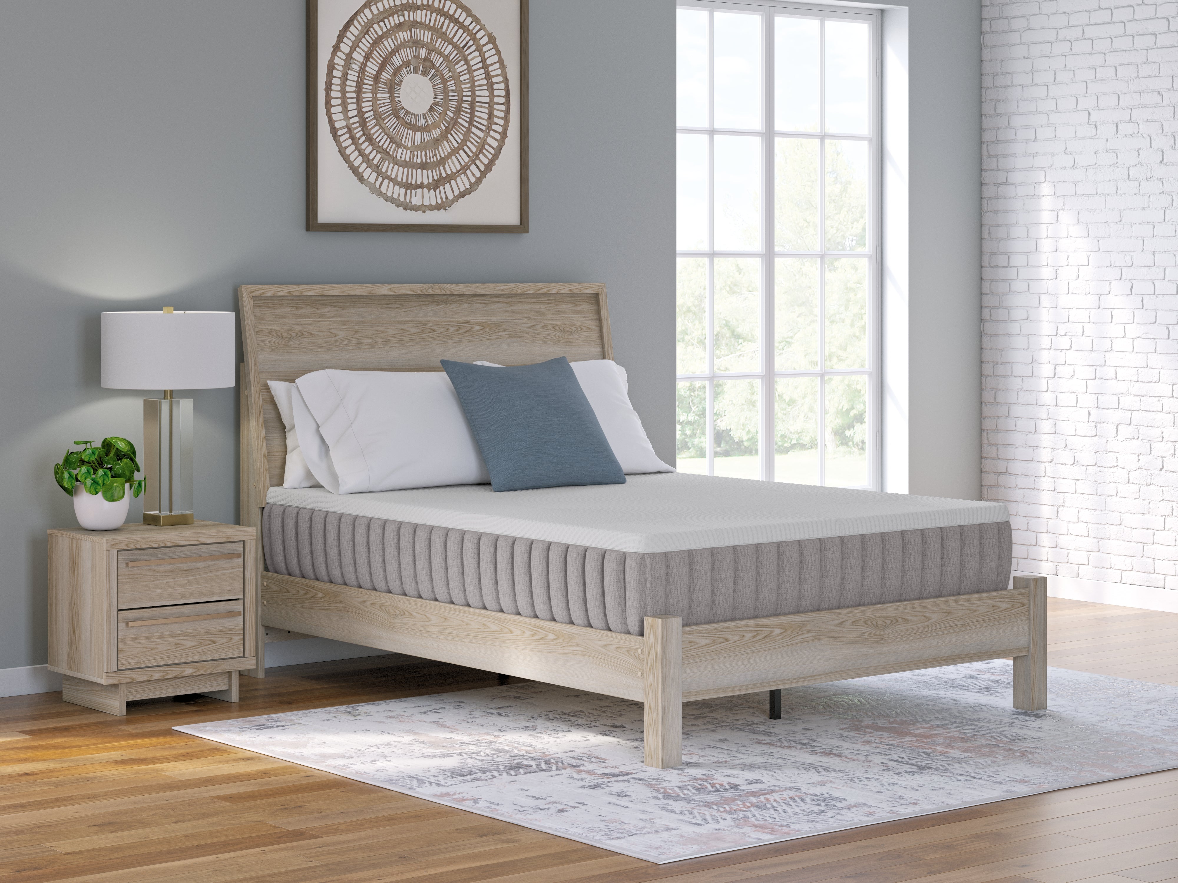 Prime Furniture - Ashley Furniture - Terra Sleep Firm Mattresses - Queen / White - M52231
