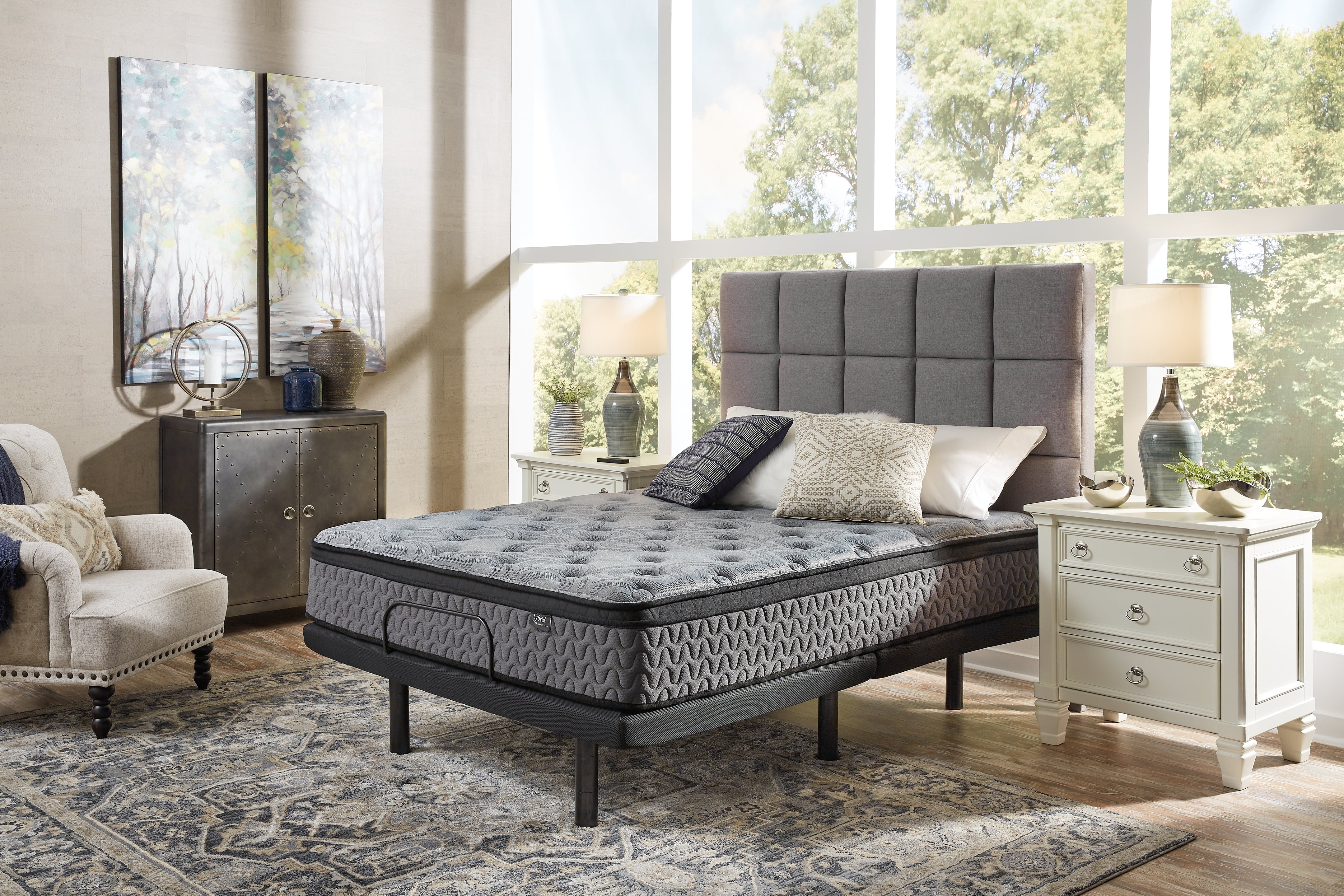 Prime Furniture - Ashley Furniture - Augusta2 Mattresses - Queen / Gray - M52531