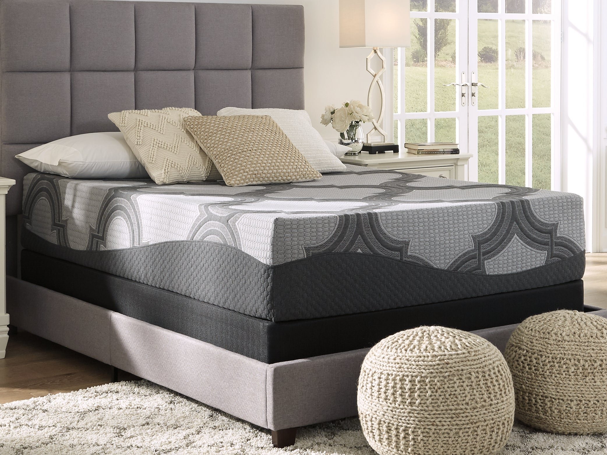 Prime Furniture - Ashley Furniture - 1100 Series Mattresses - Twin XL / Gray - M52671