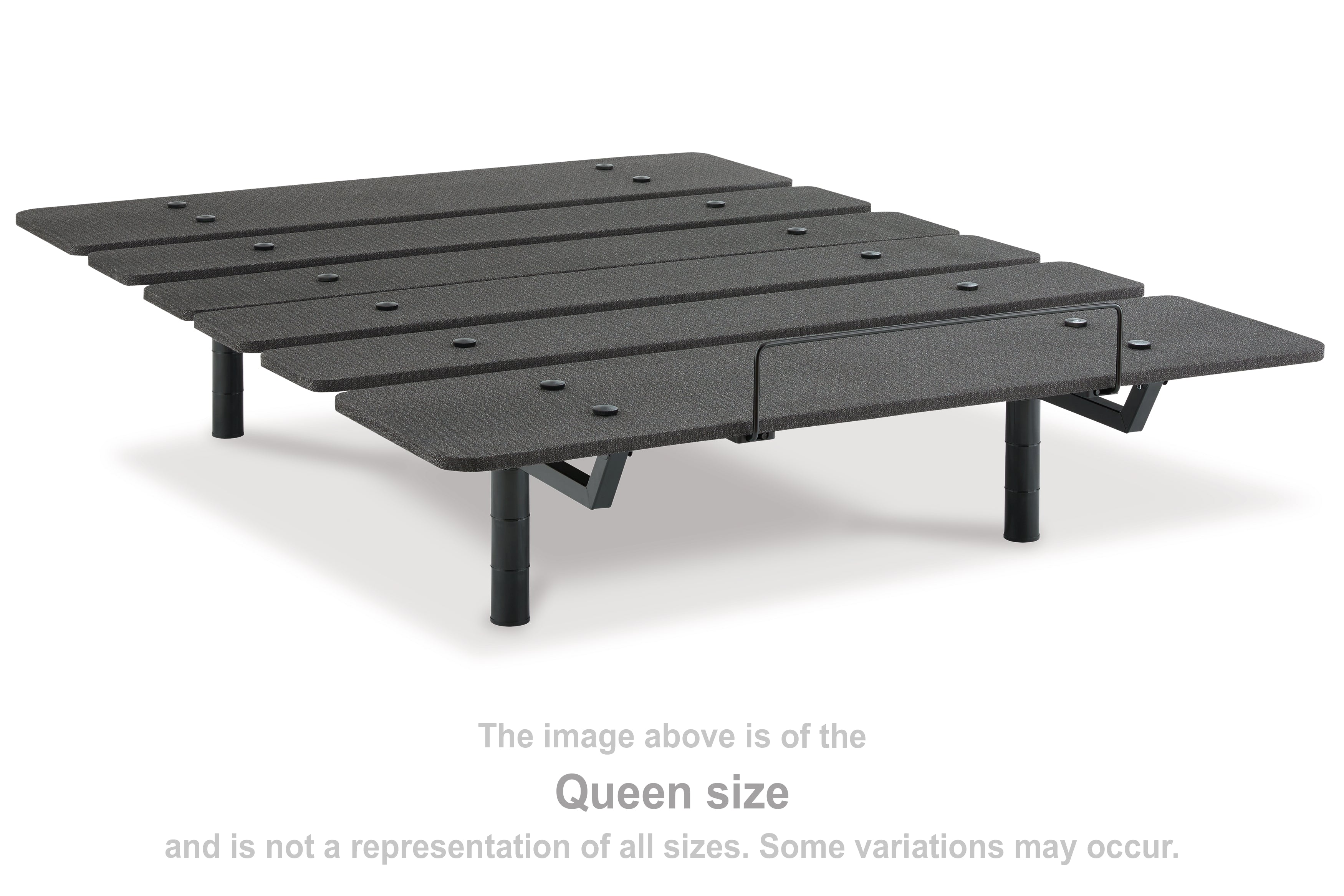 Prime Furniture - Ashley Furniture - Cosmic Power Base King Adjustable Base - King Adjustable Base / Black - M8X242