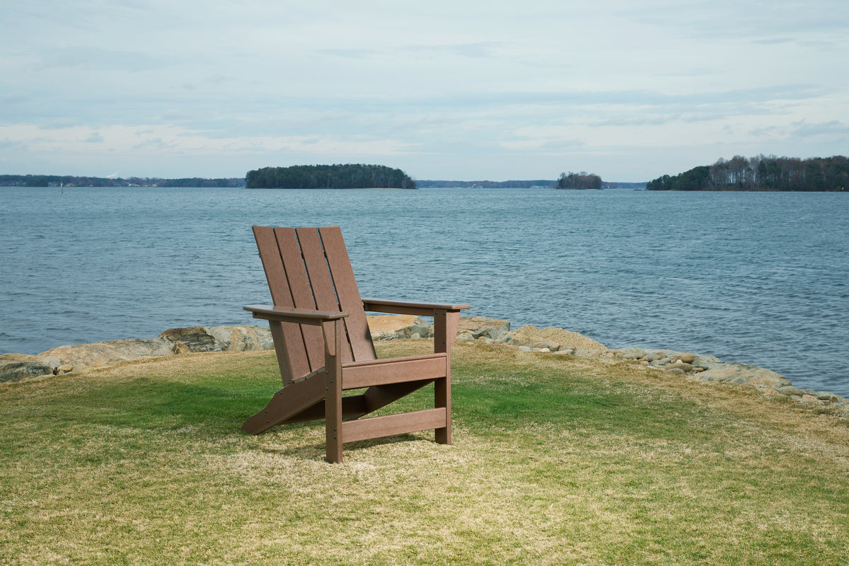 Prime Furniture - Ashley Furniture - Emmeline Outdoor - Adirondack Chair / Brown - P420-898