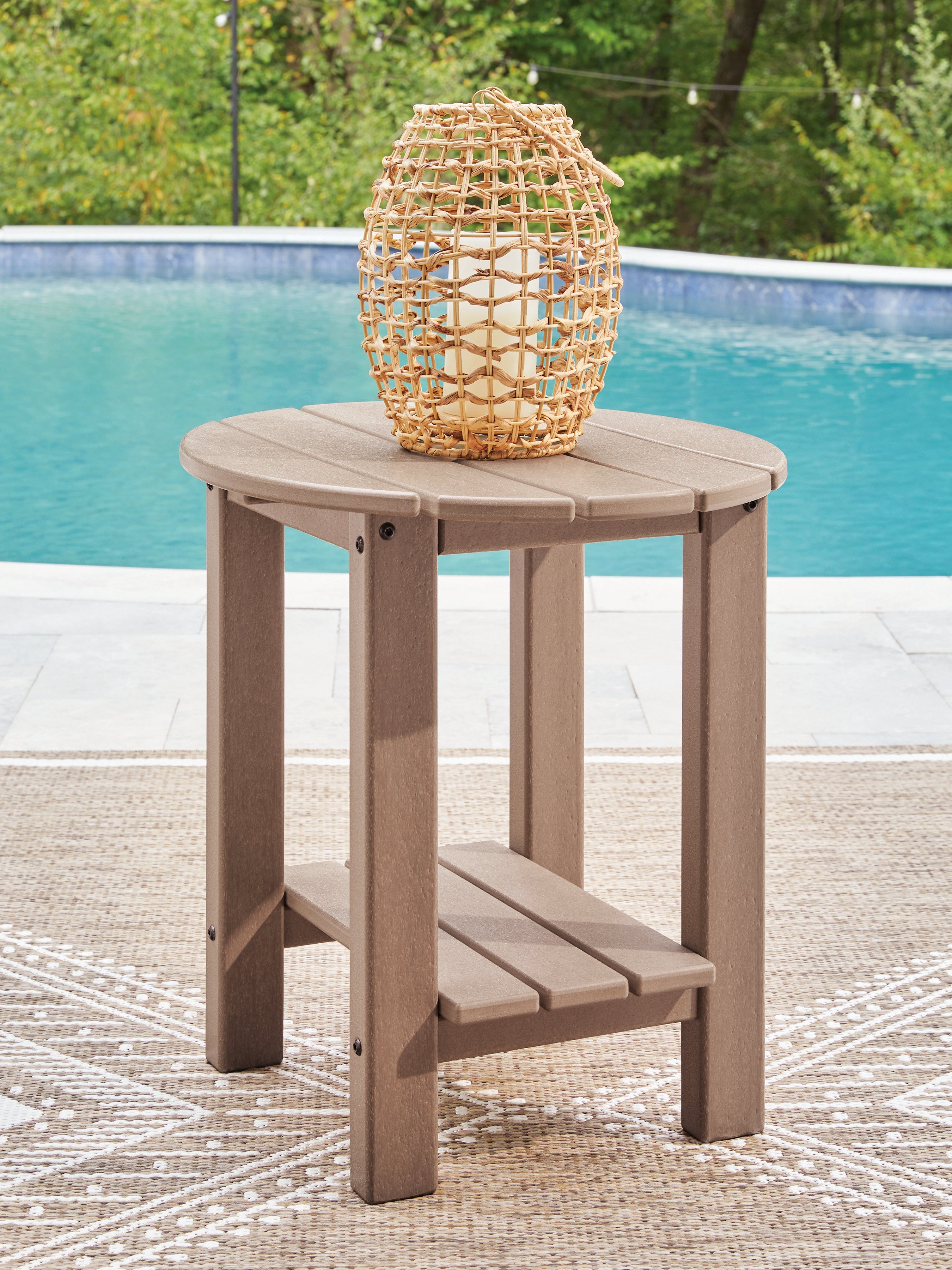 Prime Furniture - Ashley Furniture - Grover Beach Outdoor - Oval End Table - PCP422-706