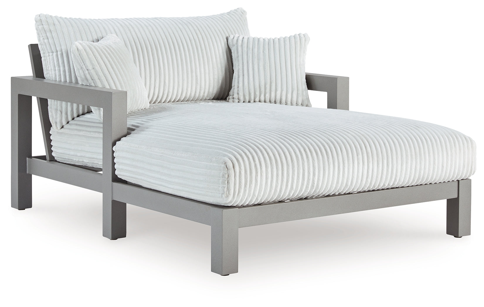 Prime Furniture - Ashley Furniture - Hurley Park Outdoor - Sofa with Cushion / Gray - PCP695-838