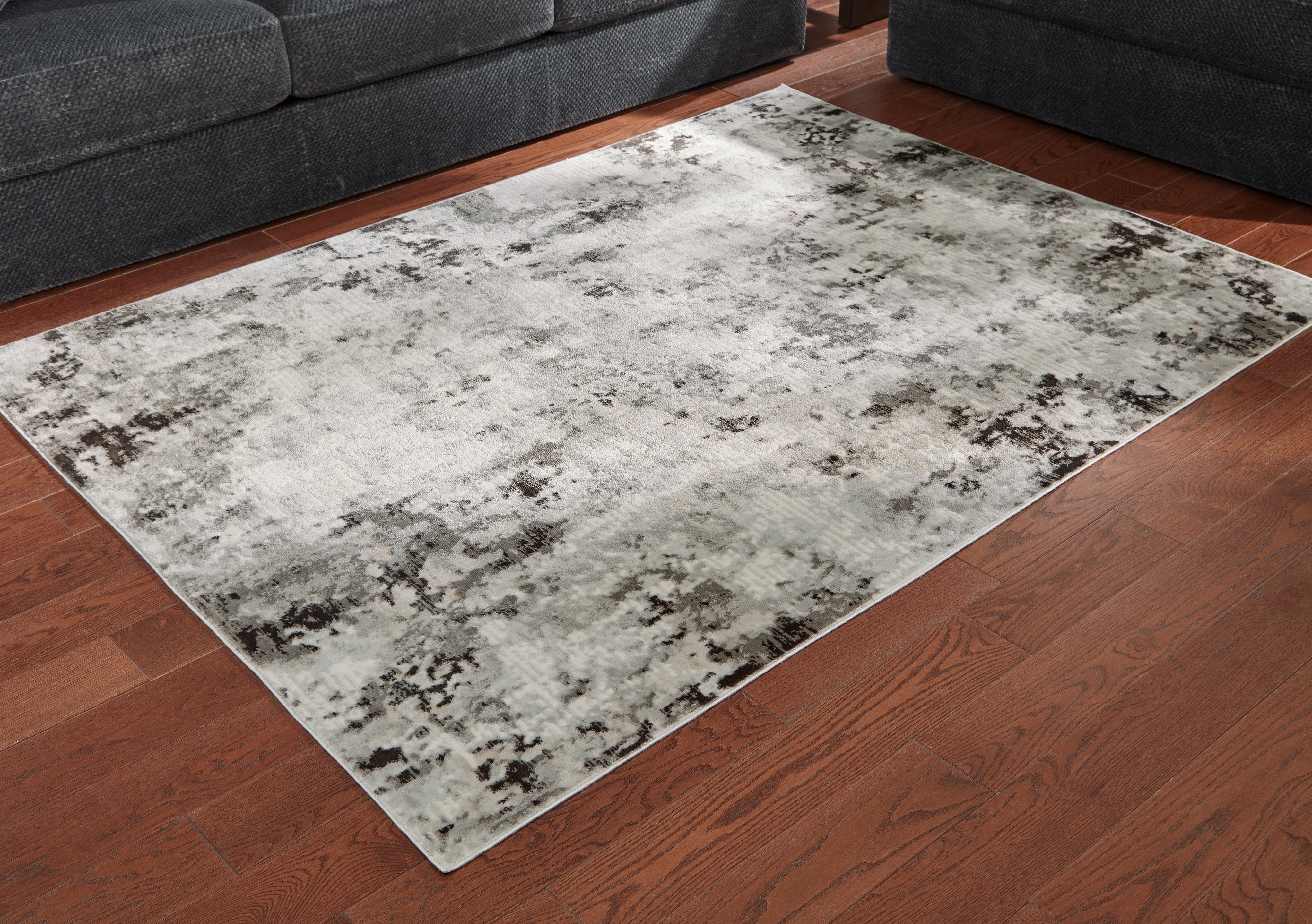 Prime Furniture - Ashley Furniture - Greyland Rug - 5' x 7' Rug / Multi - R405972