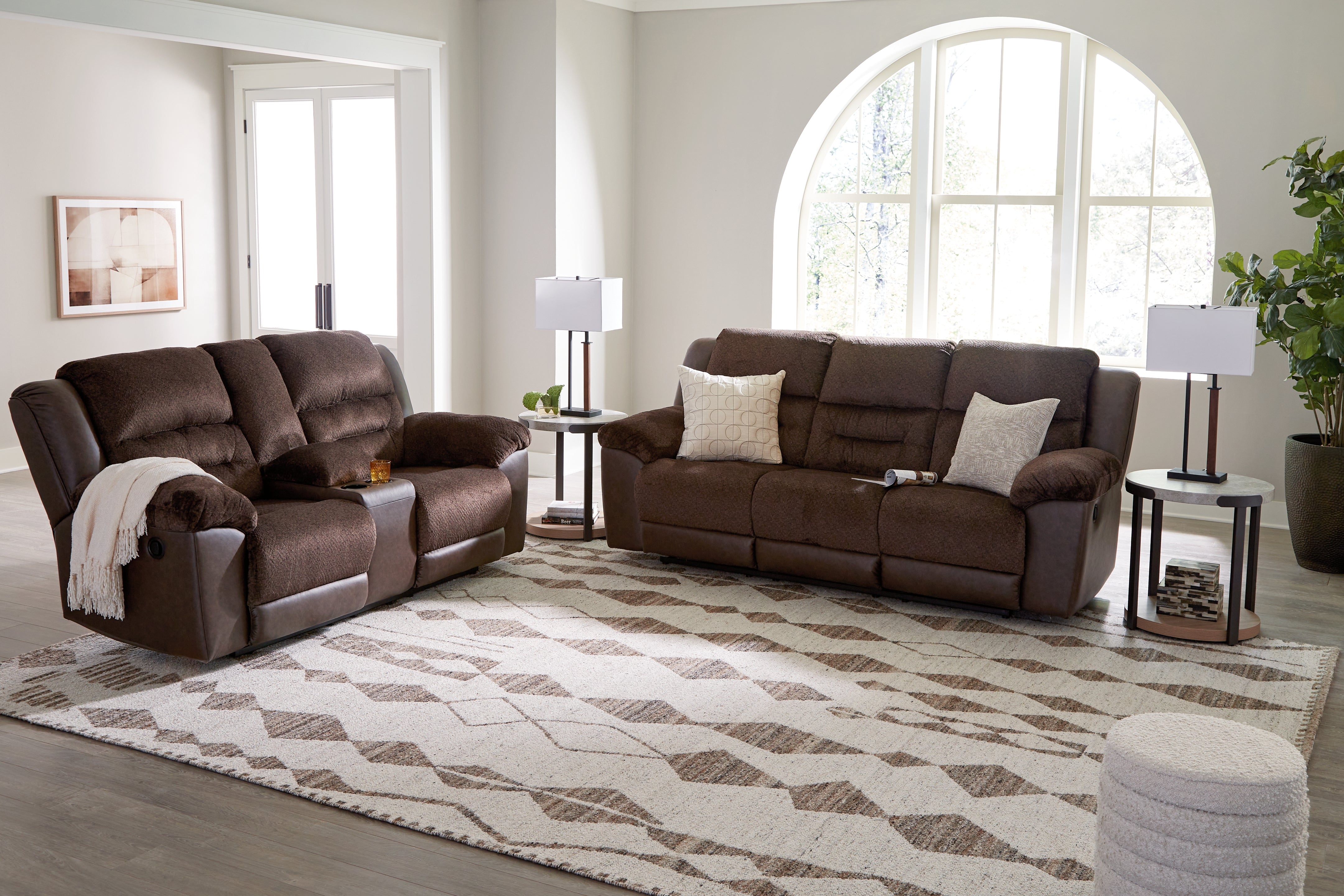 Prime Furniture - Ashley Furniture - Brettler Rug - 10' x 14' Rug / Beige/Brown - R406790