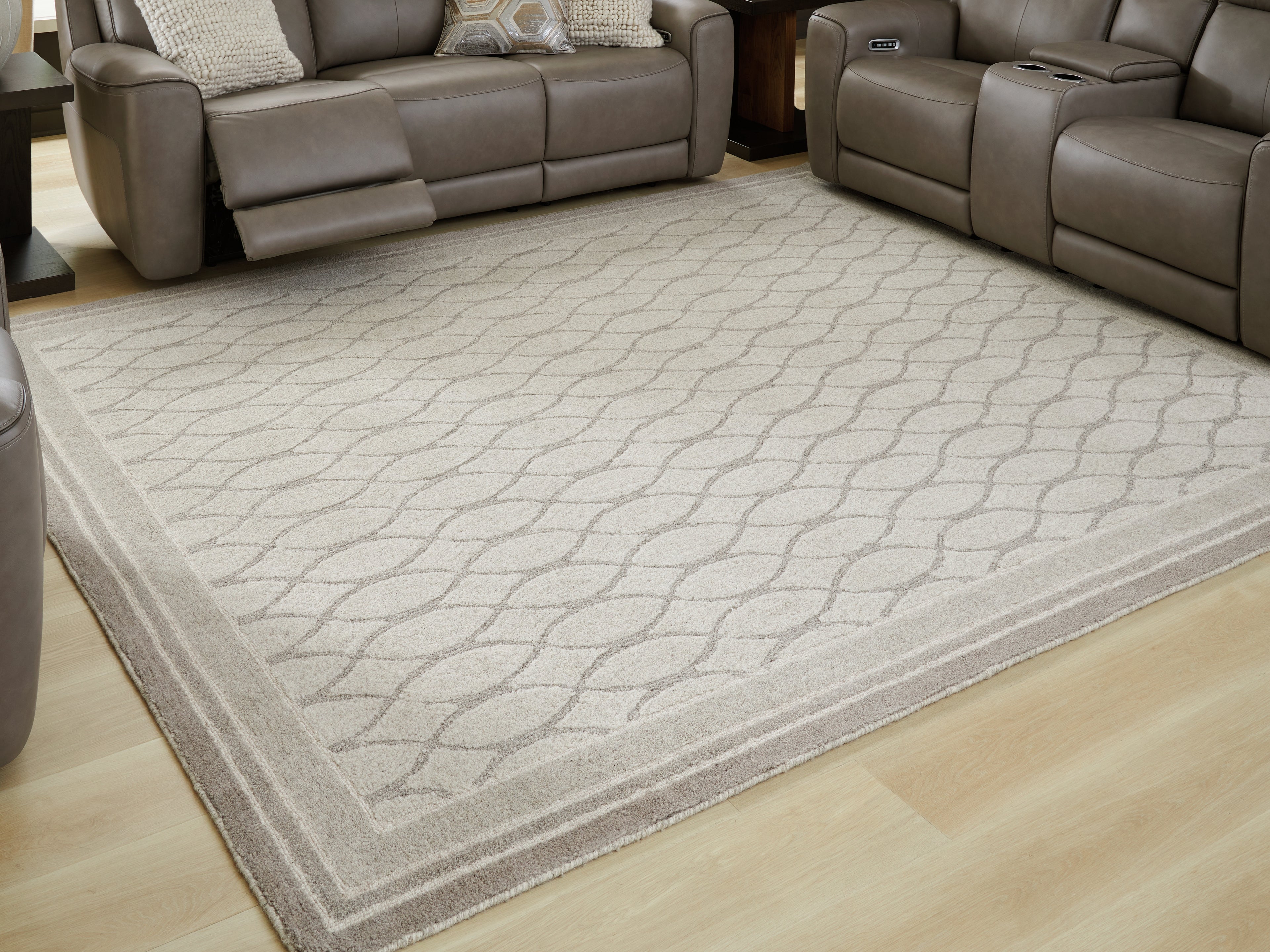 Prime Furniture - Ashley Furniture - Wimney Rug - Large Rug / Gray - R407281