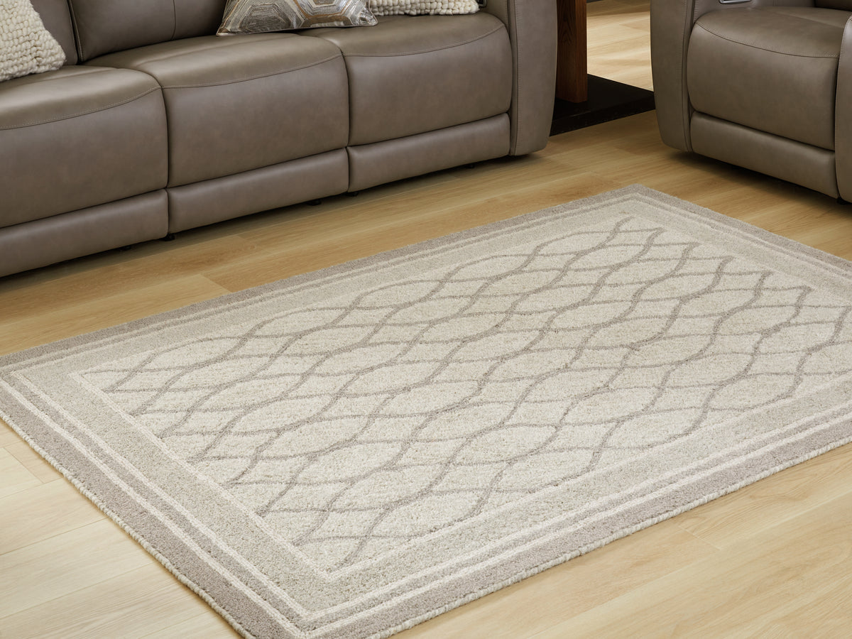 Prime Furniture - Ashley Furniture - Wimney Rug - Extra Large Rug / Gray - R407280