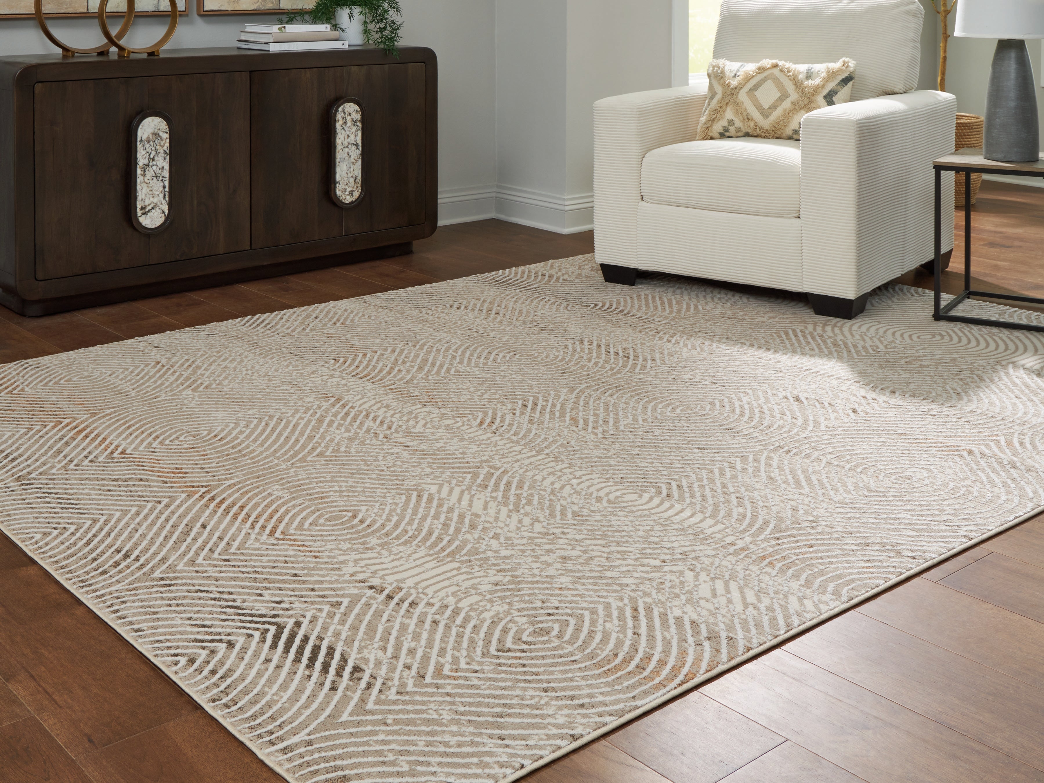 Prime Furniture - Ashley Furniture - Bachus Rug - 7'10" x 10' Area Rug / Multi - R407751