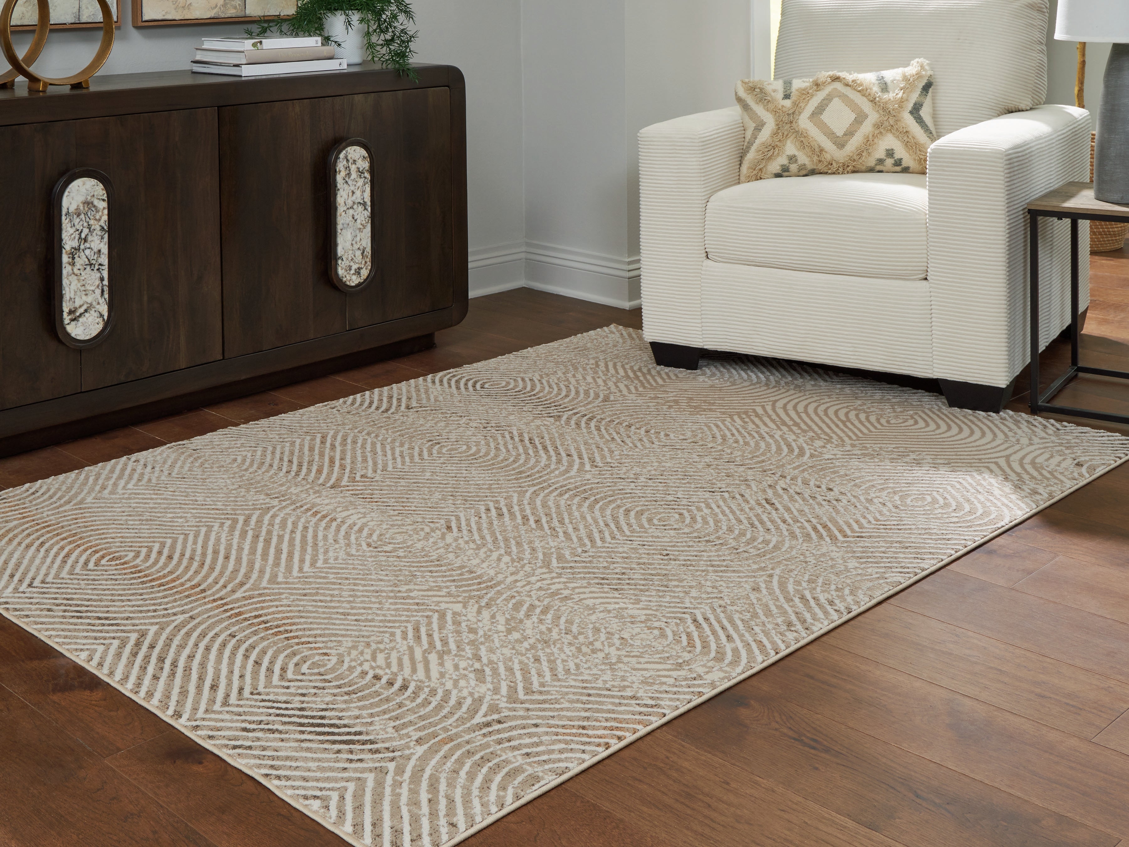 Prime Furniture - Ashley Furniture - Bachus Rug - 7'10" x 10' Area Rug / Multi - R407751