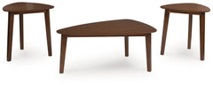 Prime Furniture - Ashley Furniture - Lyncott Table (Set of 3) - Occasional Table Set (3/CN) / Brown - T135-13