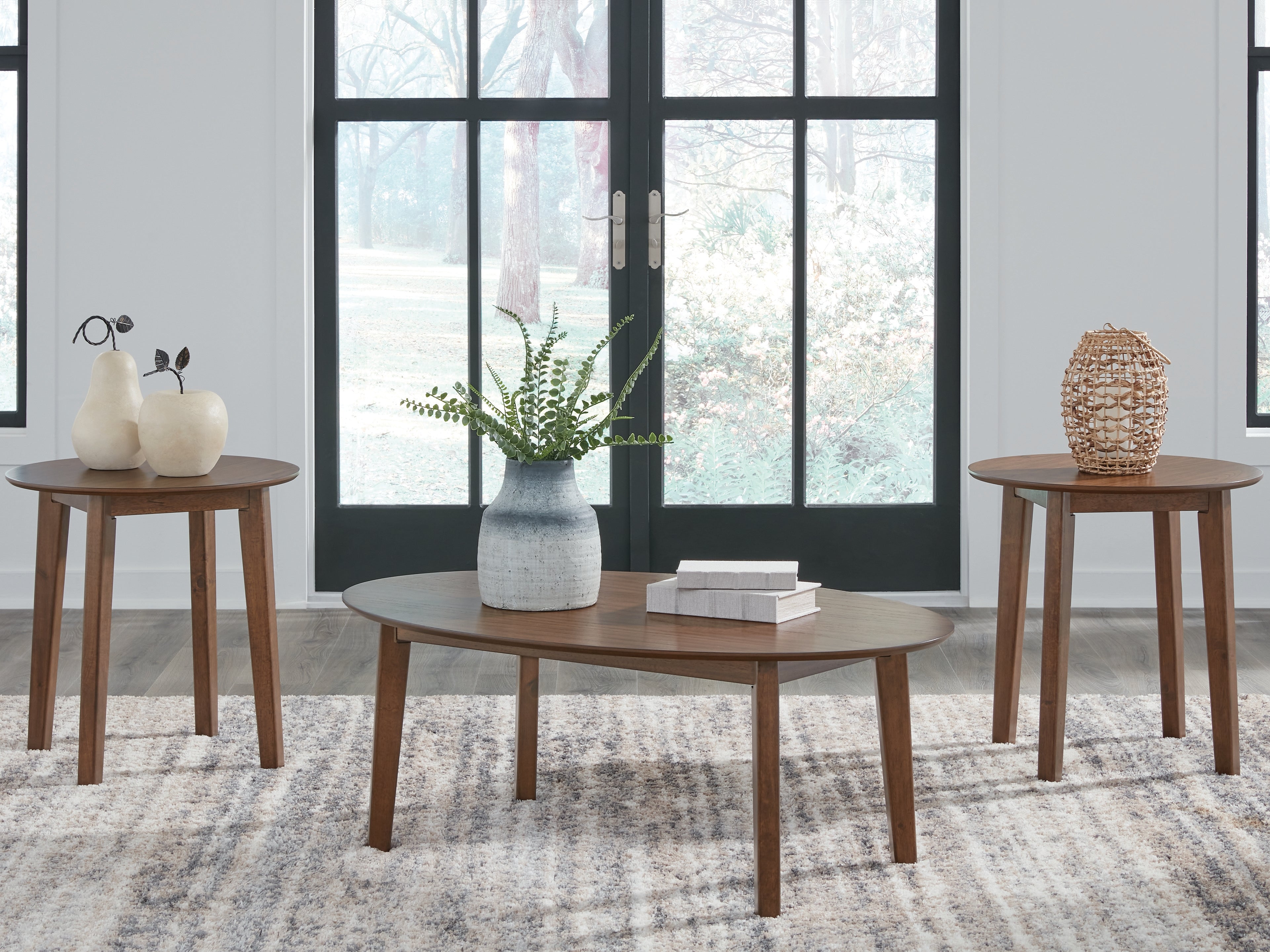 Prime Furniture - Ashley Furniture - Gordonay Table (Set of 3) - Occasional Table Set (3/CN) / Brown - T155-13