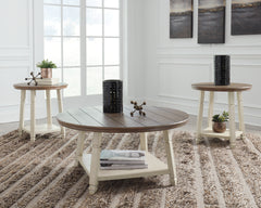 Prime Furniture - Ashley Furniture - Bolanbrook Table (Set of 3) - Occasional Table Set (3/CN) / Two-tone - T377-13