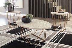 Prime Furniture - Ashley Furniture - Tarica Table (Set of 3) - Occasional Table Set (3/CN) / Two-tone - T385-13