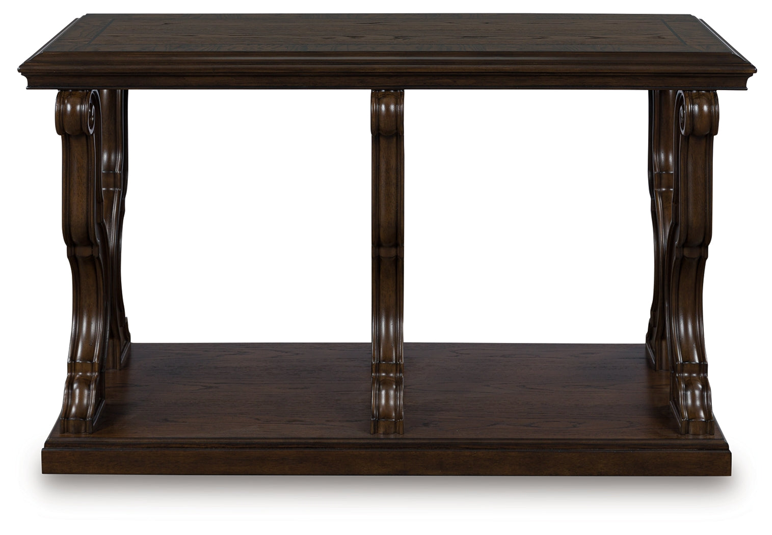 Prime Furniture - Ashley Furniture - Maylee Sofa Table - Sofa Table / Dark Brown - T647-4