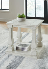 Prime Furniture - Ashley Furniture - Arlendyne End Table - Rectangular End Table / Antique White - T747-3