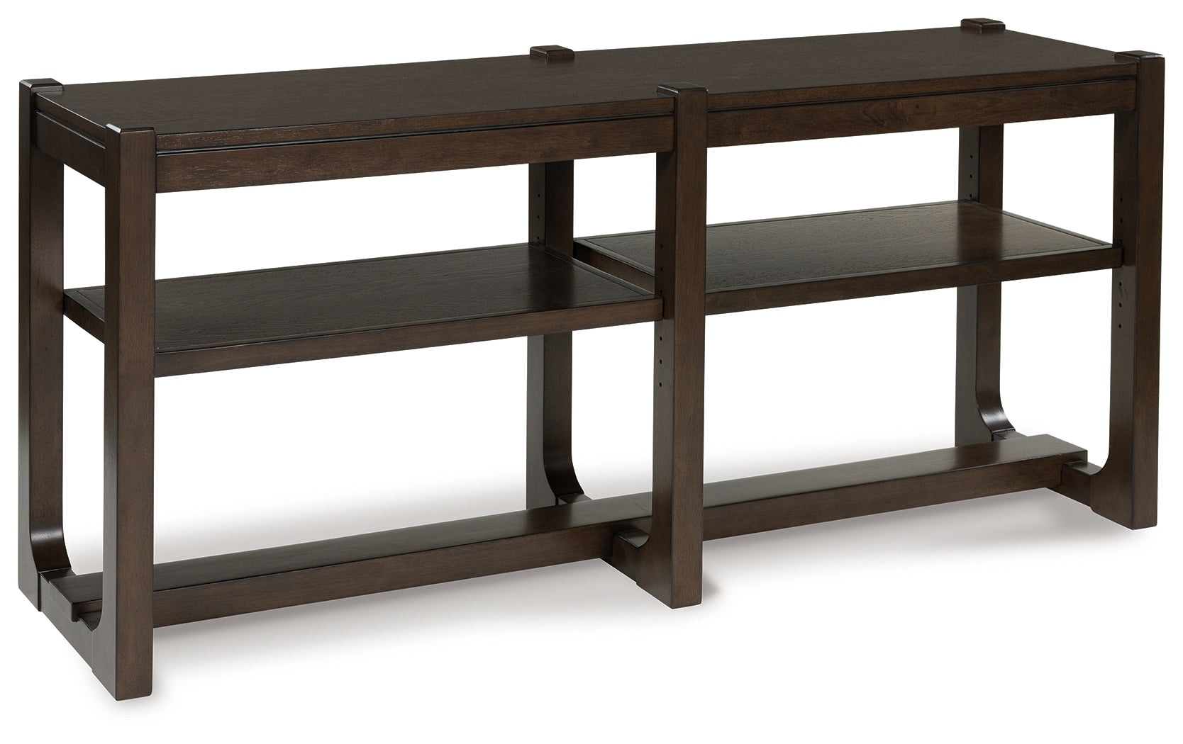 Prime Furniture - Ashley Furniture - Breckington Sofa Table - Sofa Table / Dark Brown - T856-4