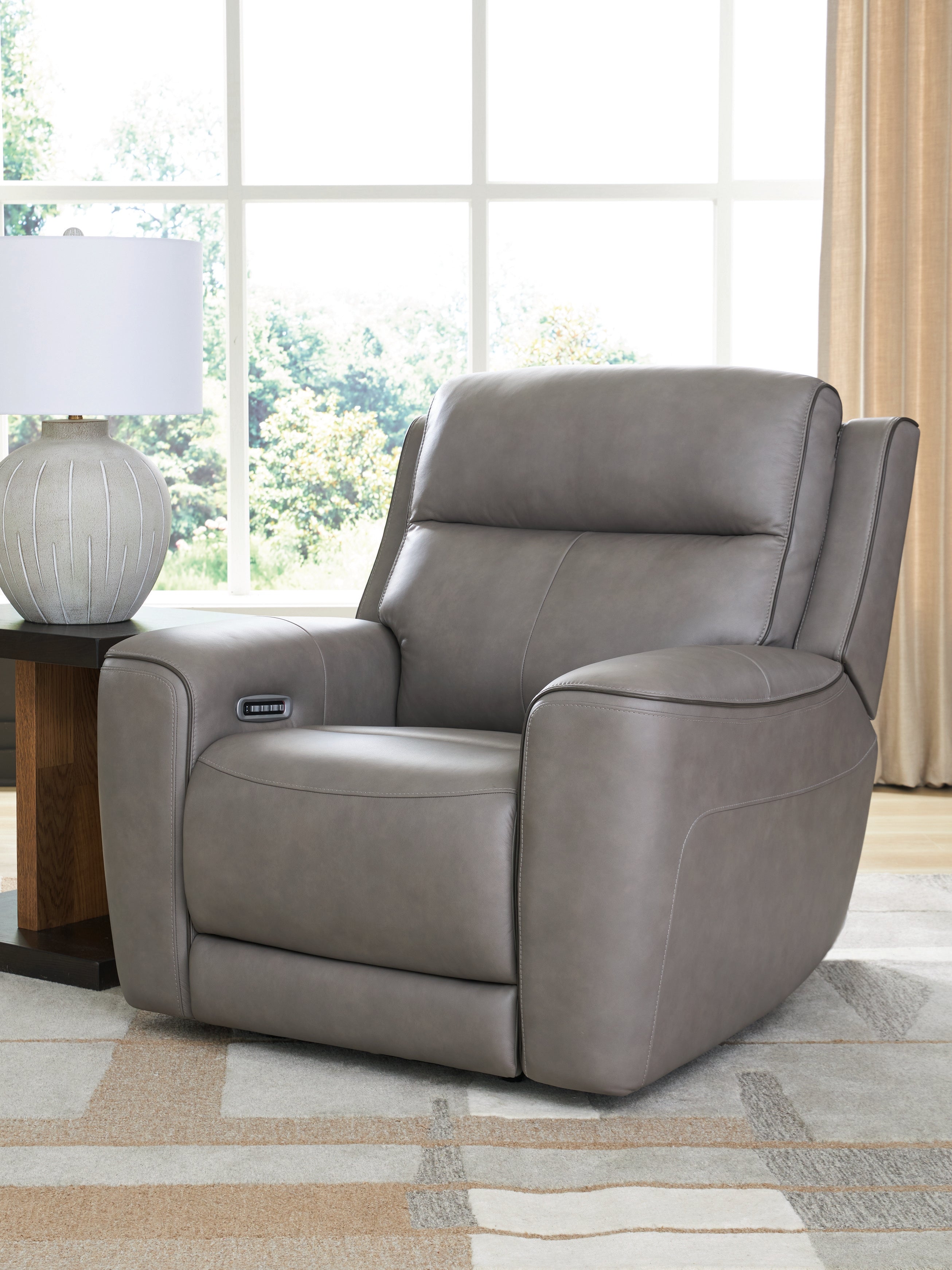 Prime Furniture - Ashley Furniture - 5Z-Comfort Living Room - PWR Recliner/ADJ Headrest / Coin - PCU1090013