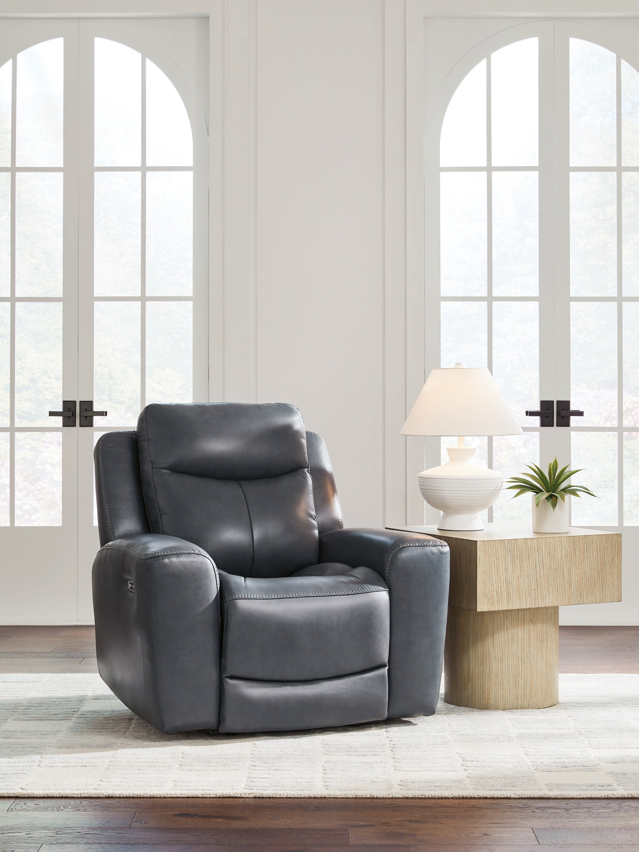 Prime Furniture - Ashley Furniture - Next Move Living Room - PWR Recliner/ADJ Headrest / Admiral - PCU1210013