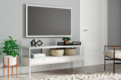 Prime Furniture - Ashley Furniture - Deznee 60" TV Stand - 60" / White - W162-68
