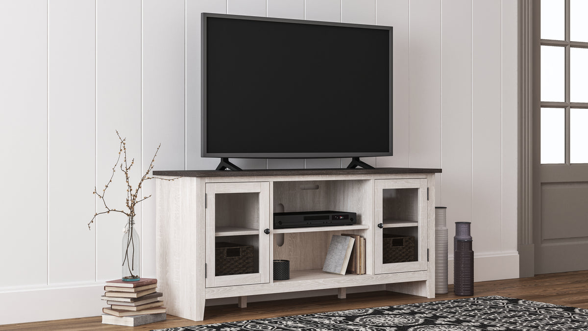 Prime Furniture - Ashley Furniture - Dorrinson 60" TV Stand - 60" / Two-tone - W287-68